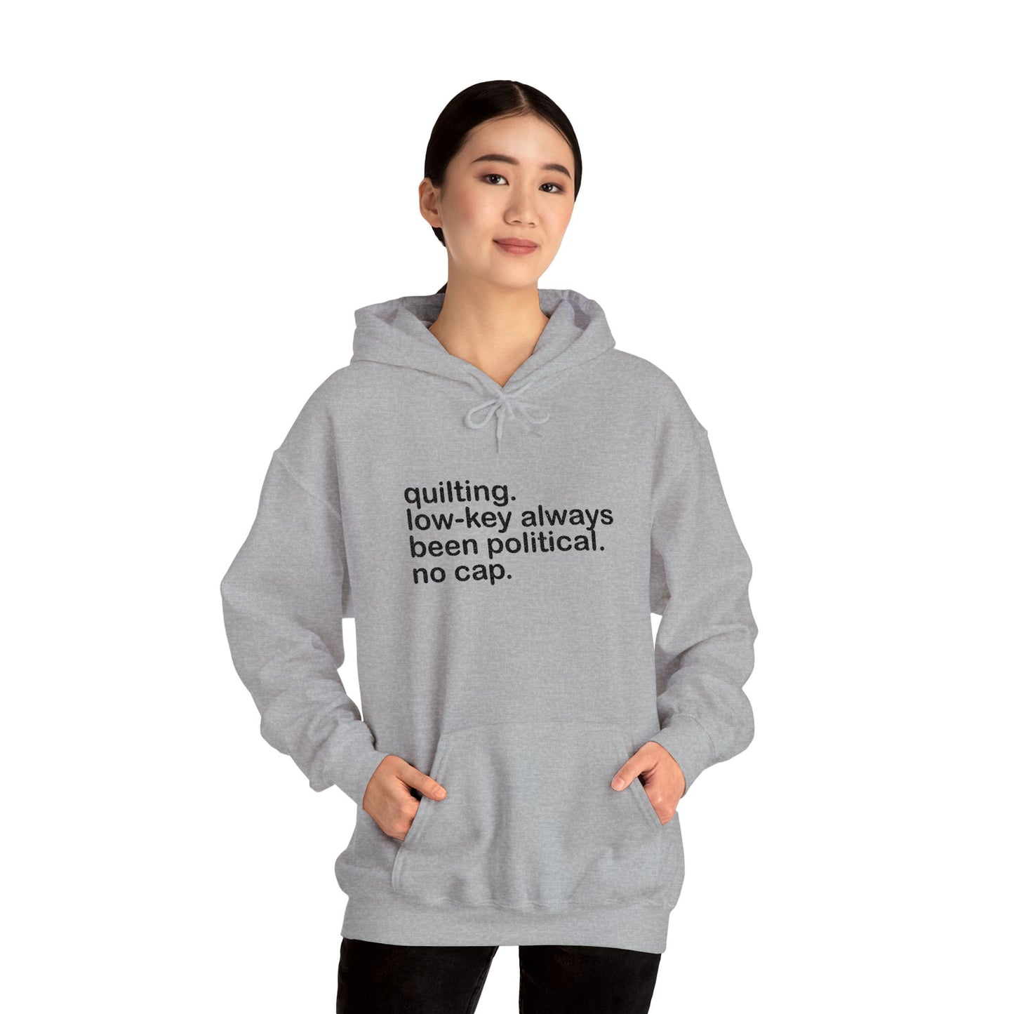 Low-key Political Unisex Embroidered Sweatshirt