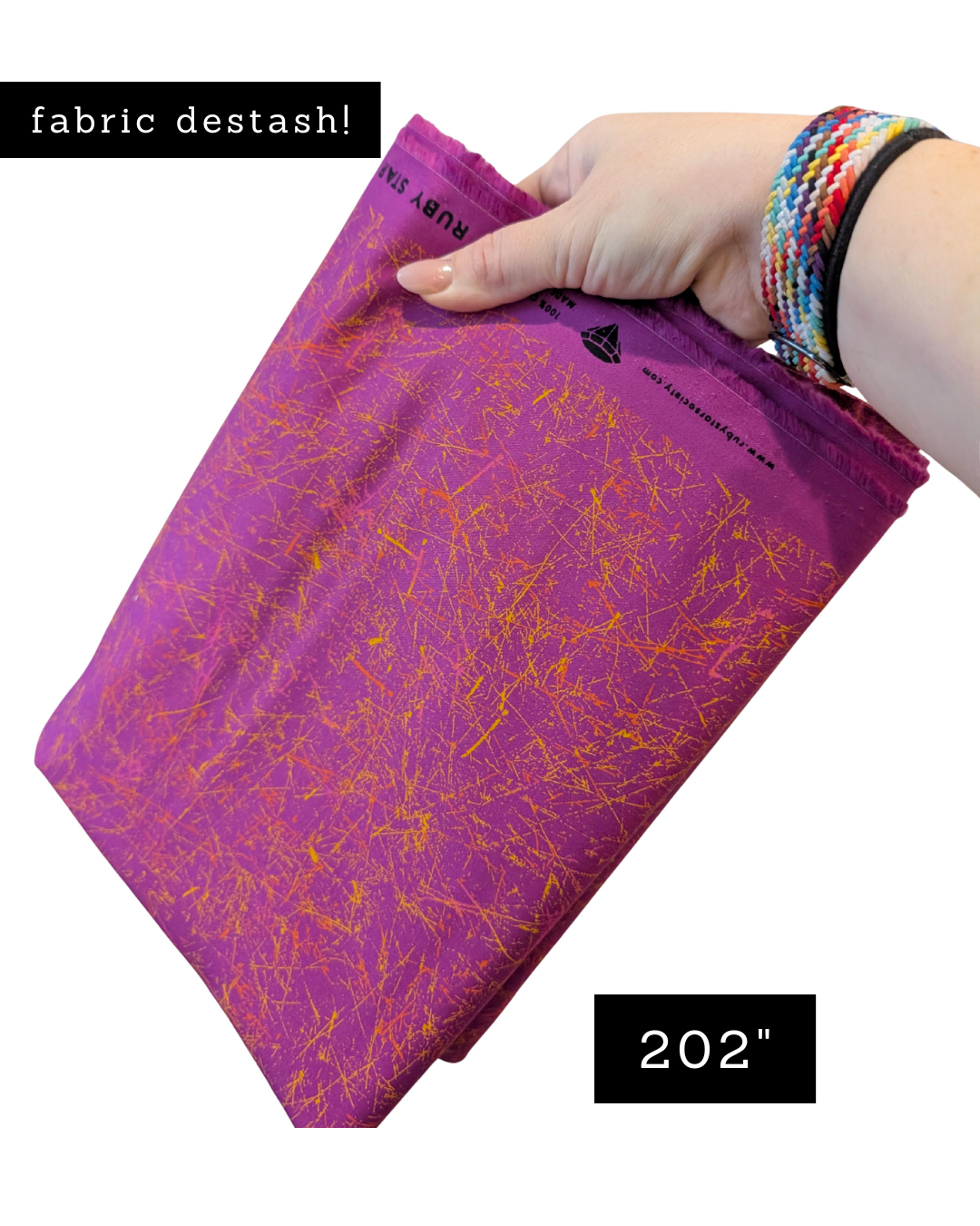 Ruby Star Destash #13 - 202" (Canada Only)