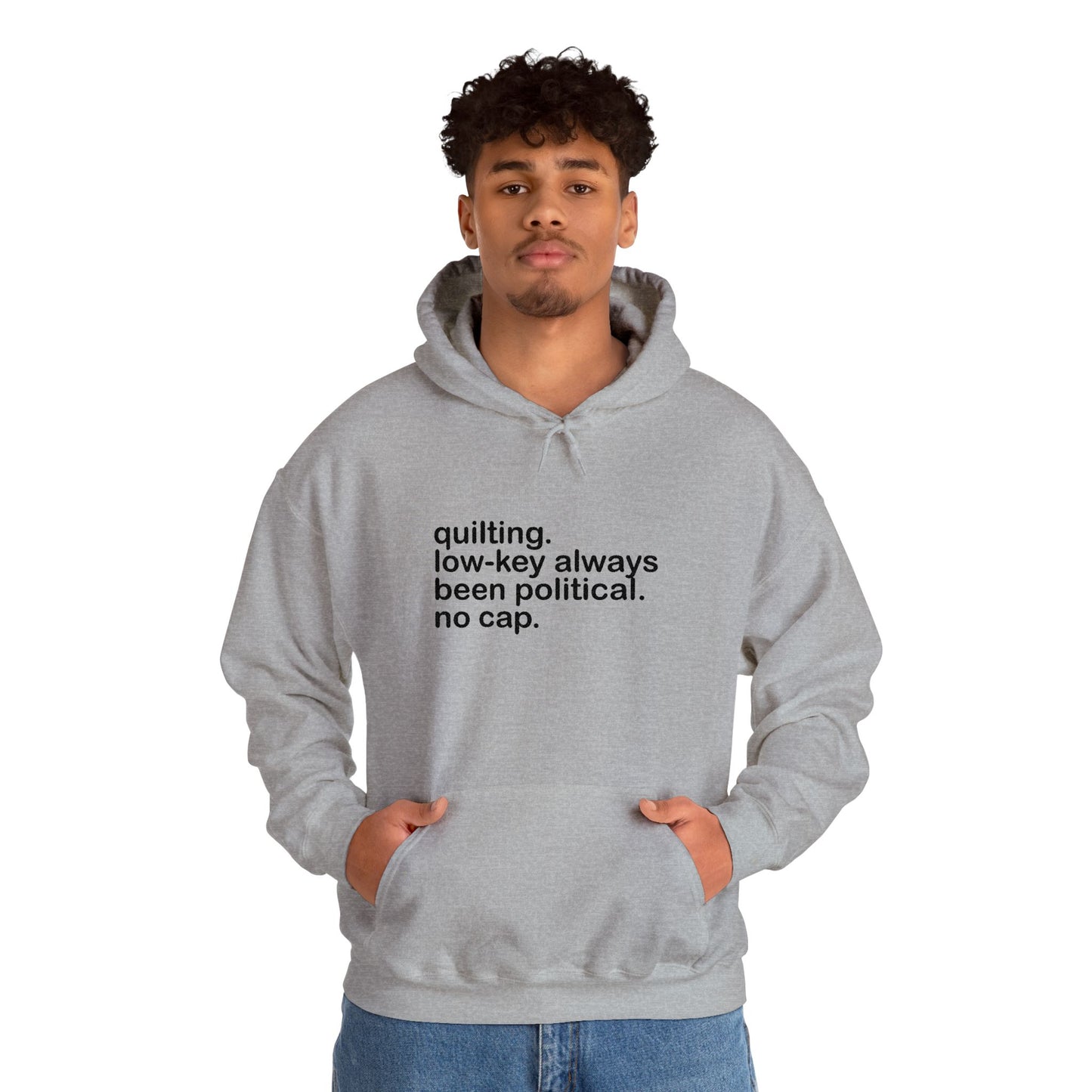 Low-key Political Unisex Embroidered Sweatshirt