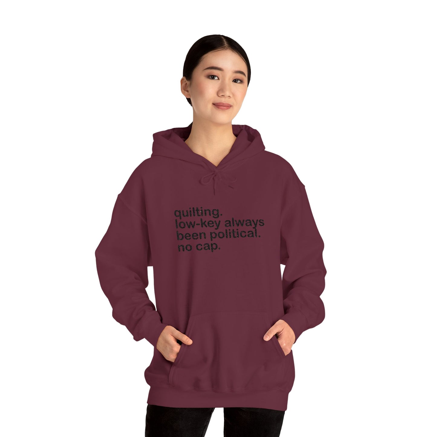 Low-key Political Unisex Embroidered Sweatshirt