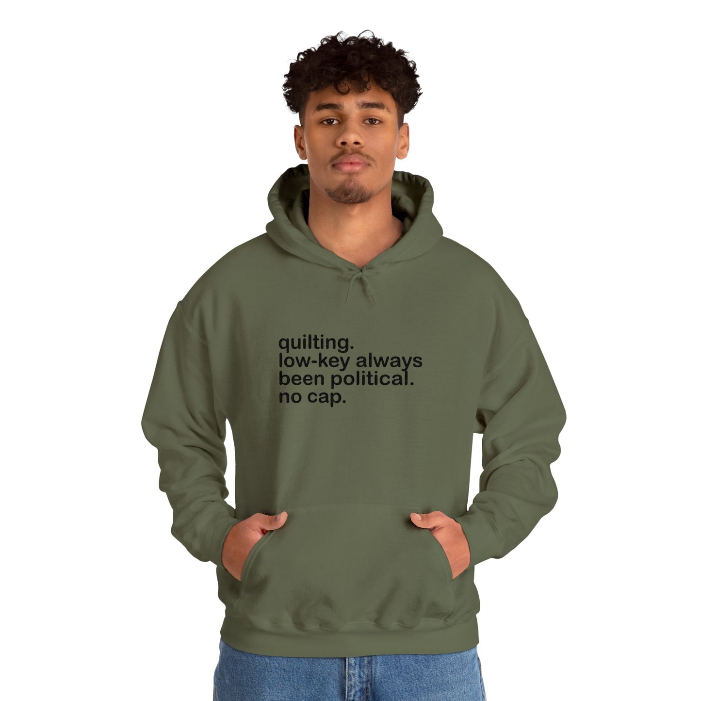 Low-key Political Unisex Embroidered Sweatshirt