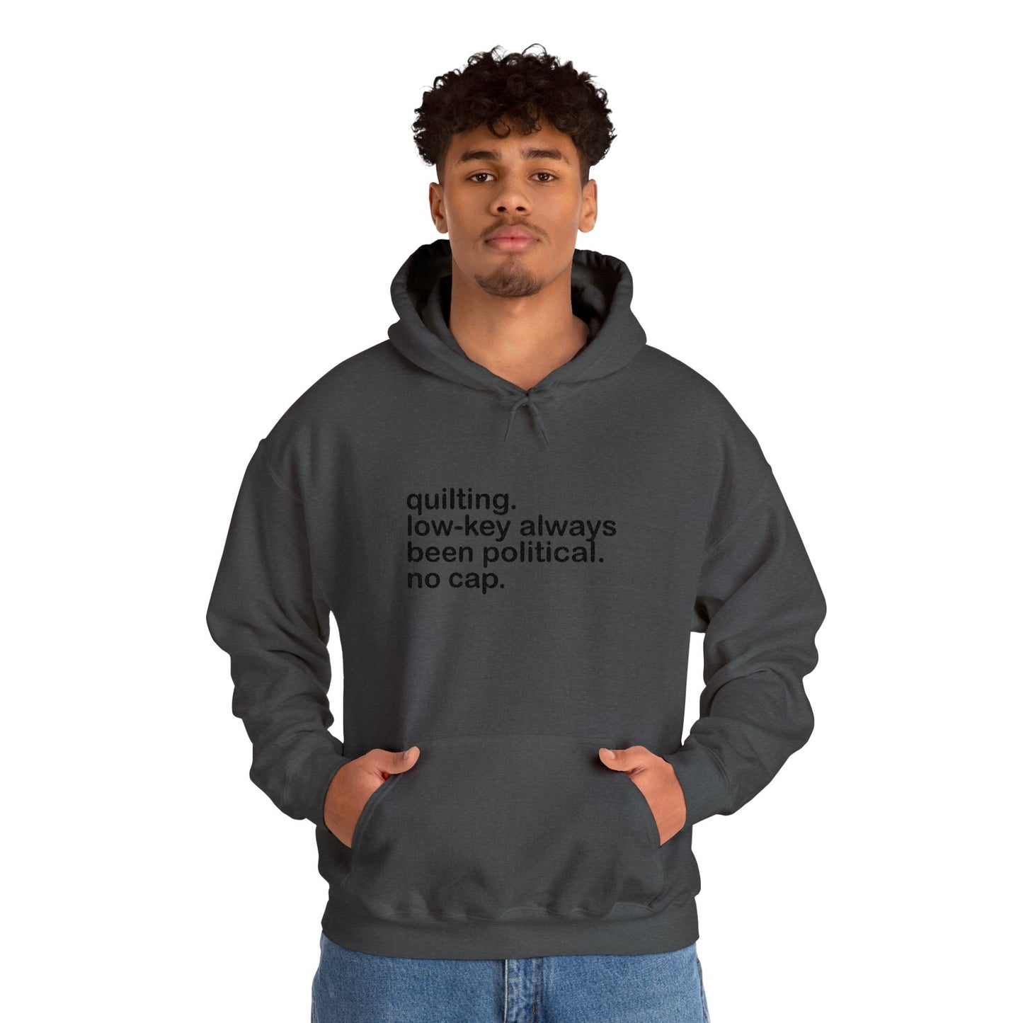 Low-key Political Unisex Embroidered Sweatshirt