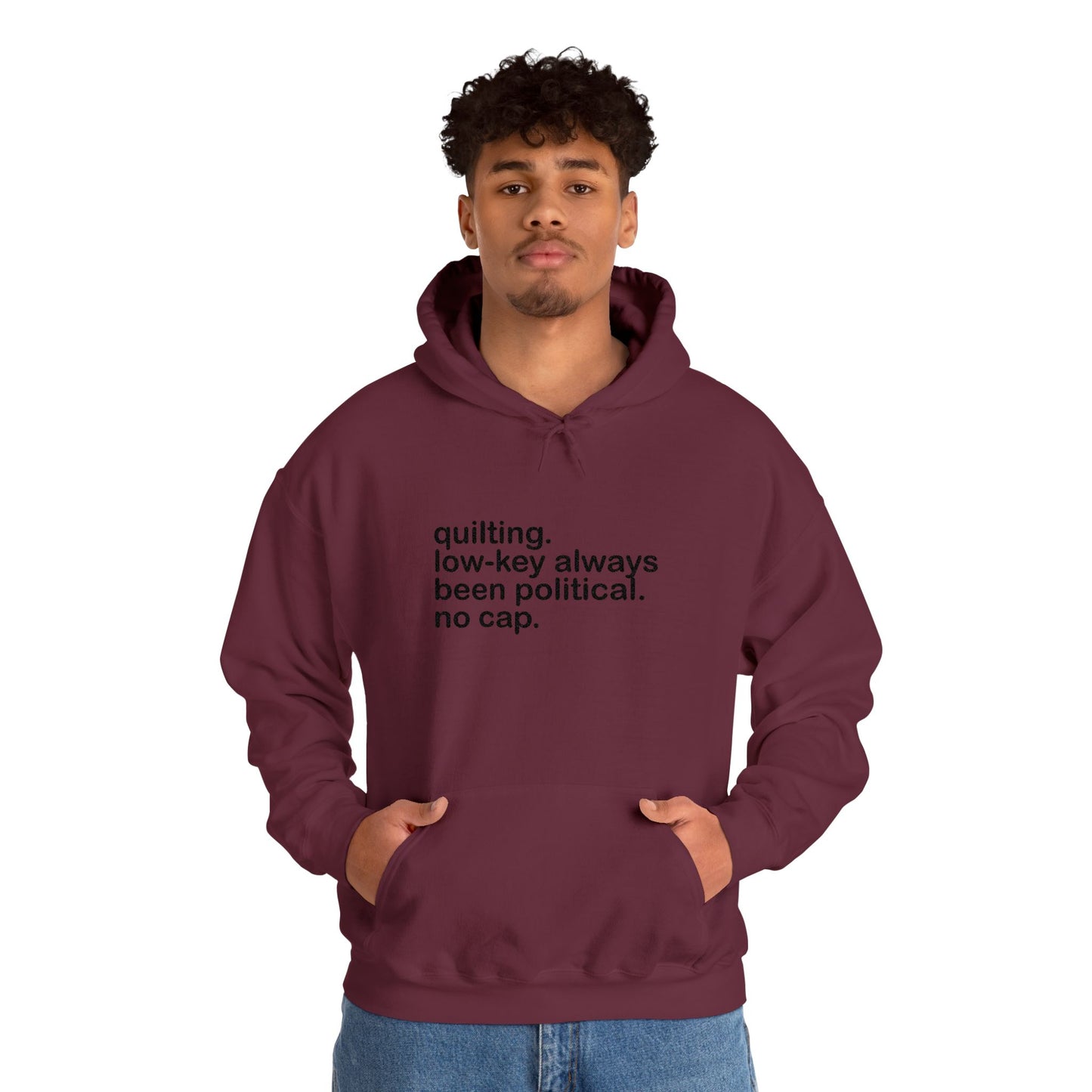Low-key Political Unisex Embroidered Sweatshirt
