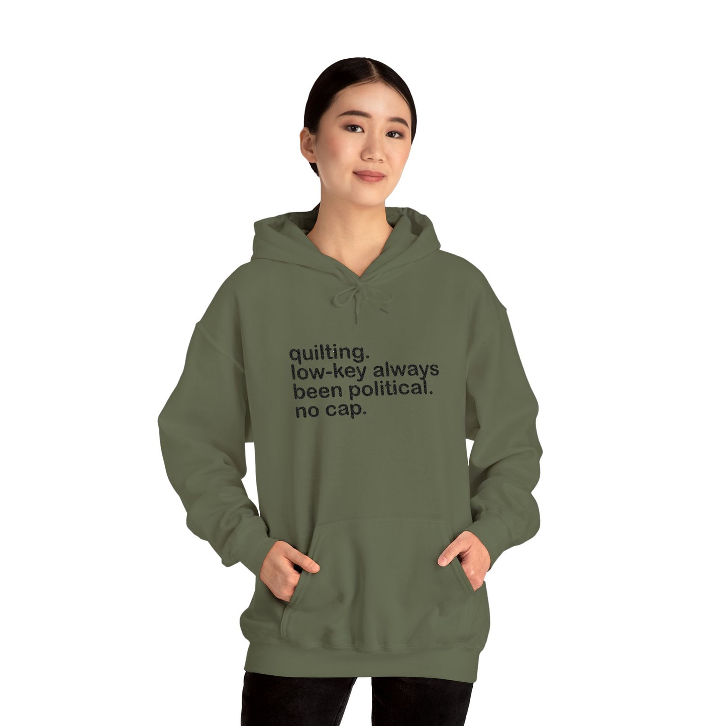 Low-key Political Unisex Embroidered Sweatshirt