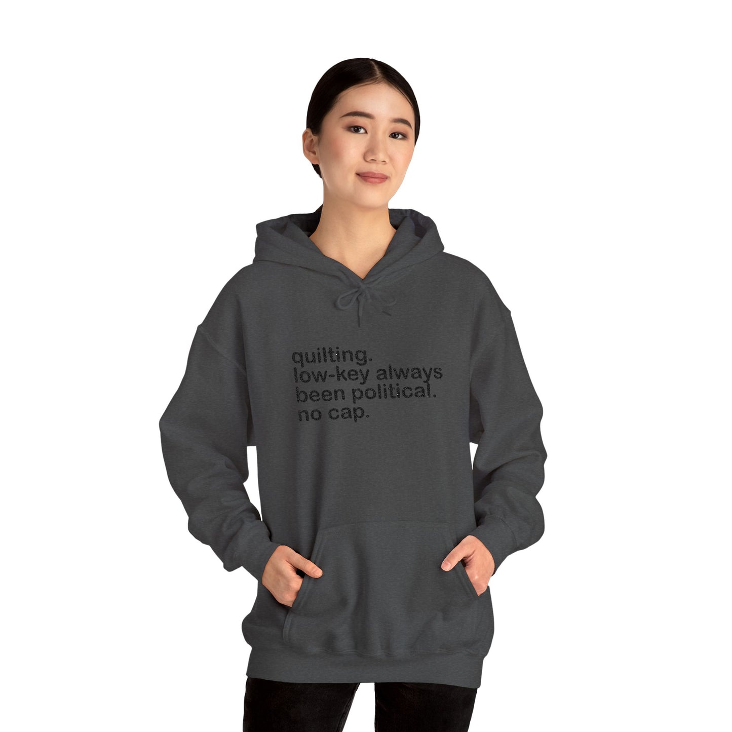 Low-key Political Unisex Embroidered Sweatshirt