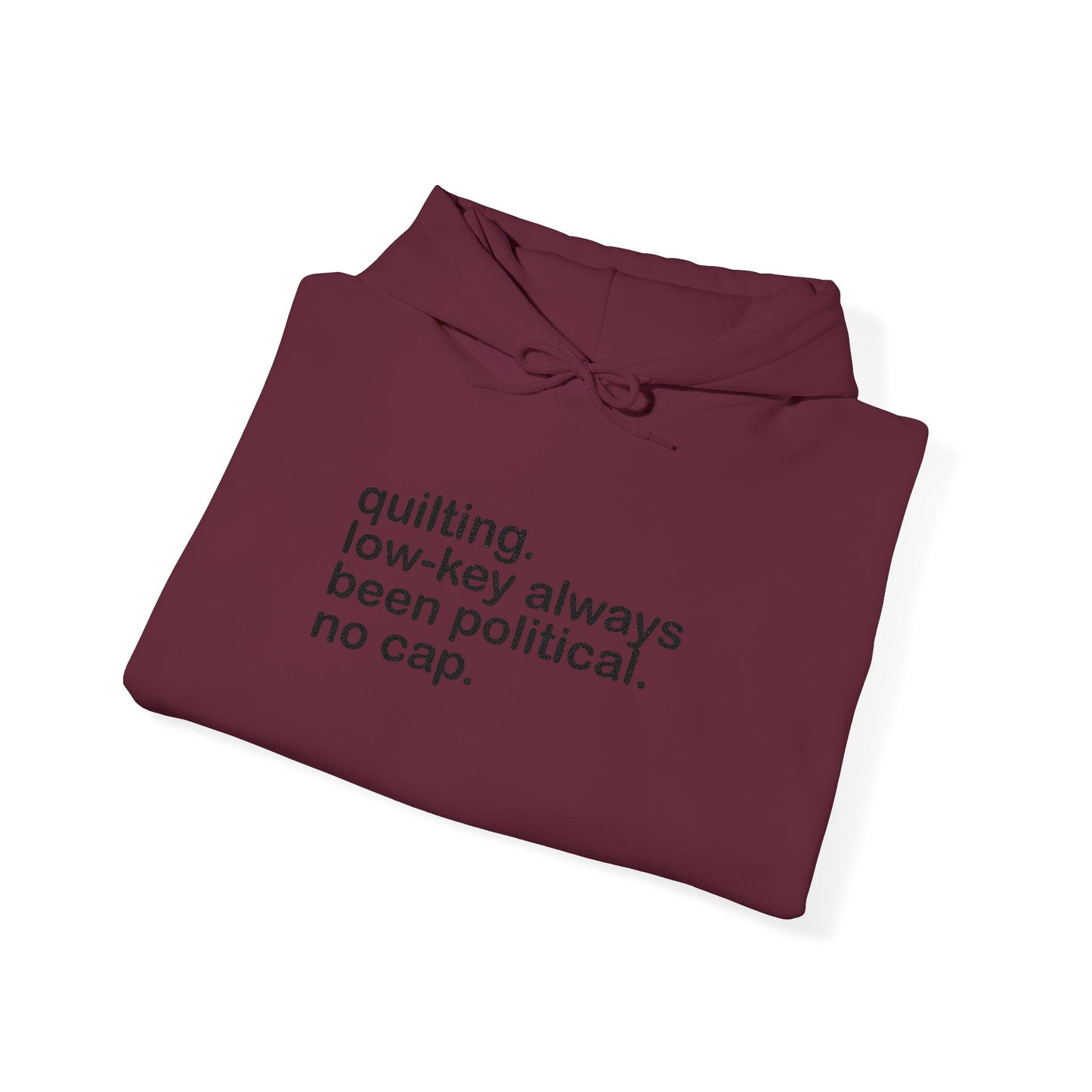 Low-key Political Unisex Embroidered Sweatshirt