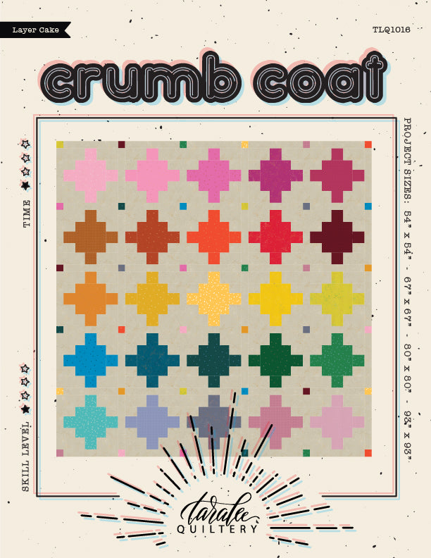 Crumb Coat PRINTED Pattern PLUS PIN!
