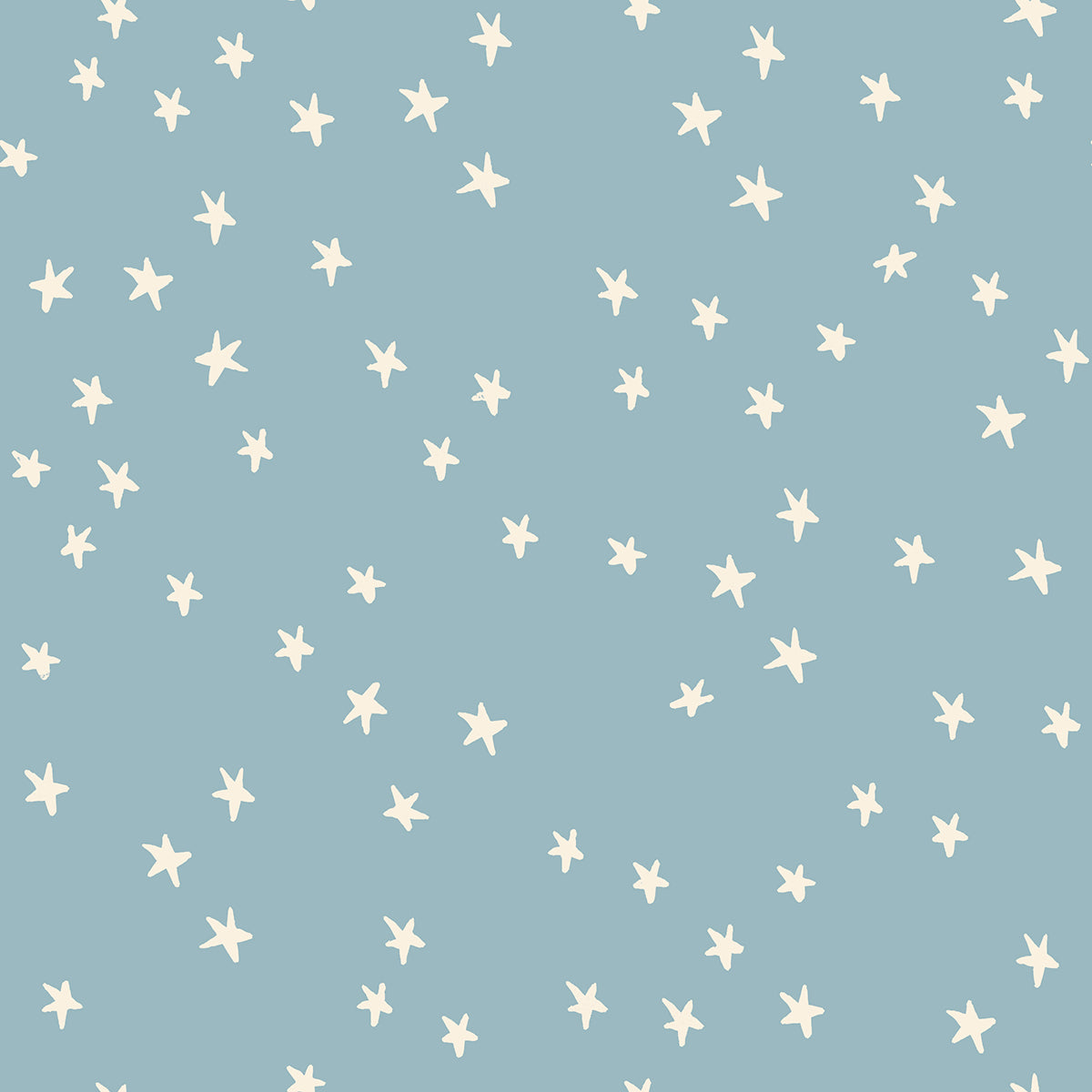 Starry Yardage - Soft Blue