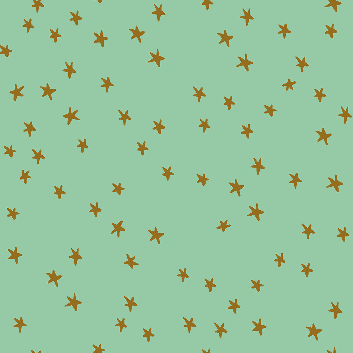 Starry Yardage - Moss