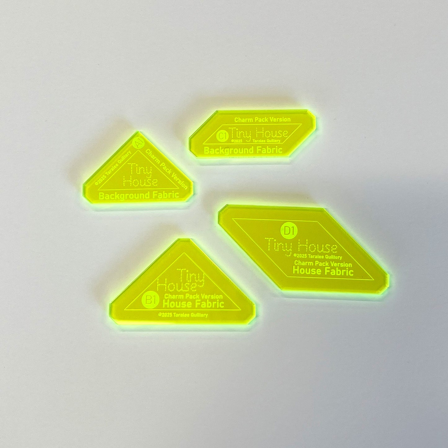Tiny House PRINTED Pattern (with Acrylic Templates)