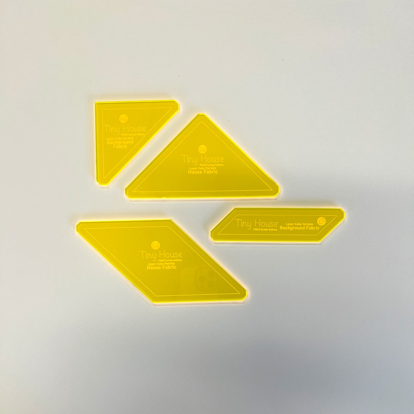 Tiny House PRINTED Pattern (with Acrylic Templates)