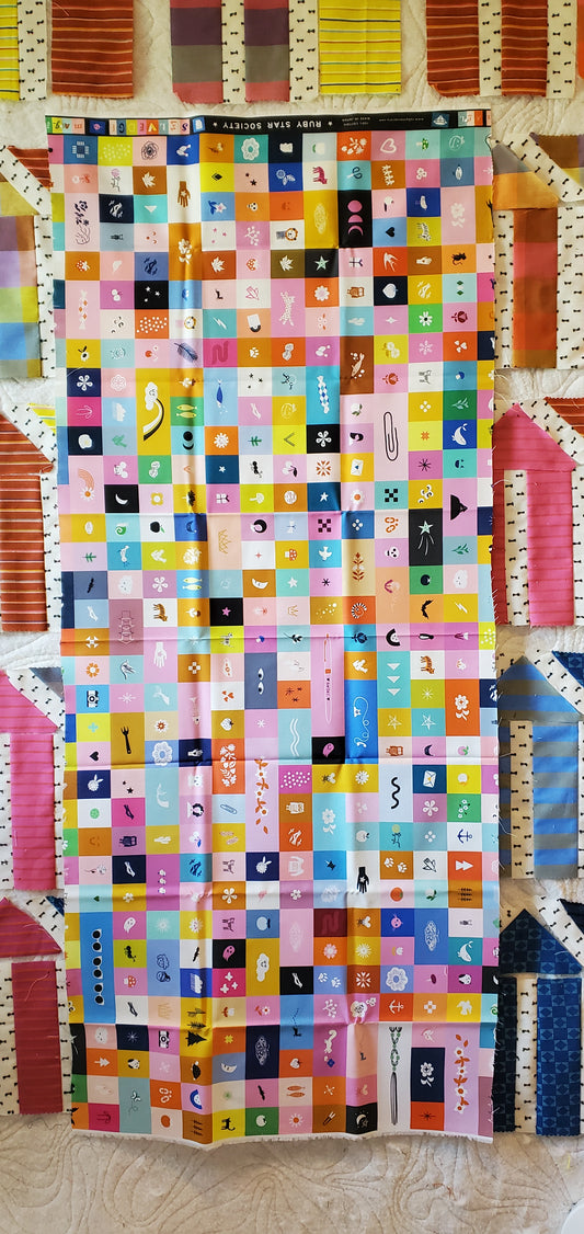 Selvedge Magic - the objects 1/2 yard piece