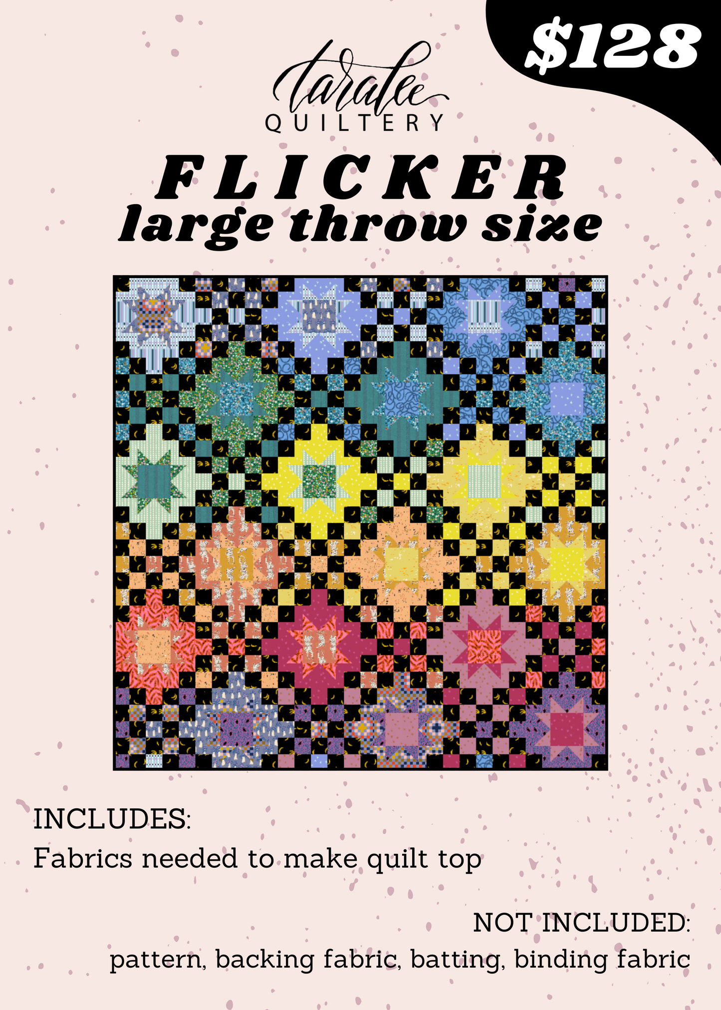 Flicker Kit - Large Throw (Black Background)