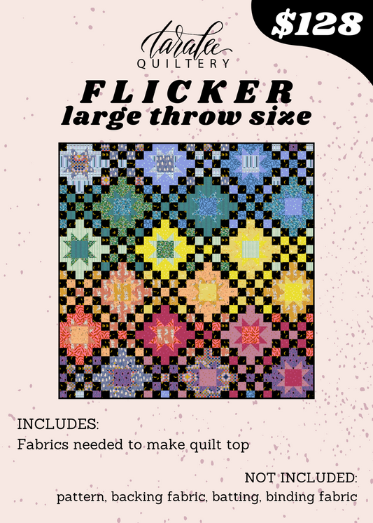 Flicker Kit - Large Throw (Black Background)