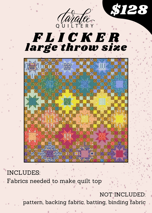 Flicker Kit - Large Throw (Saddle Background)