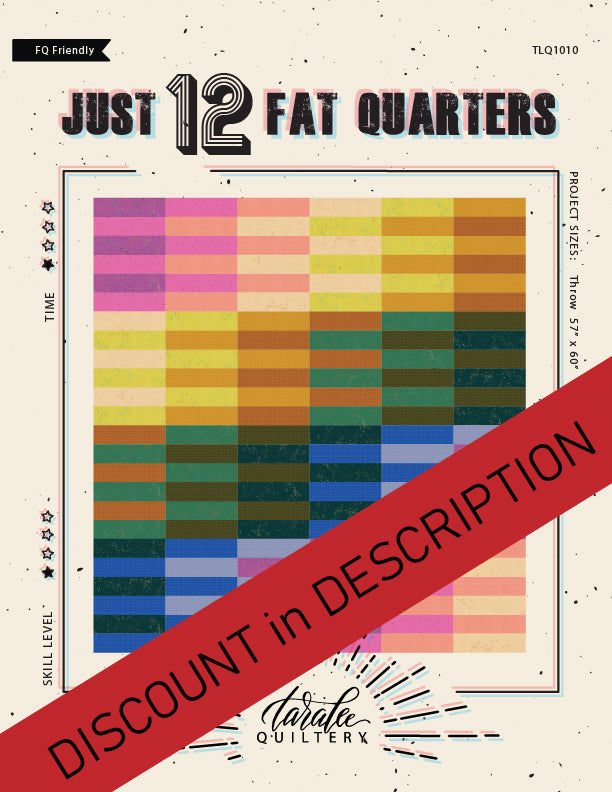 Just 12 Fat Quarters PDF Pattern