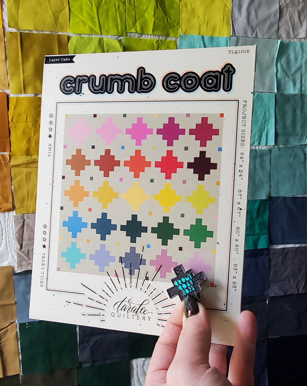 Crumb Coat PRINTED Pattern PLUS PIN!