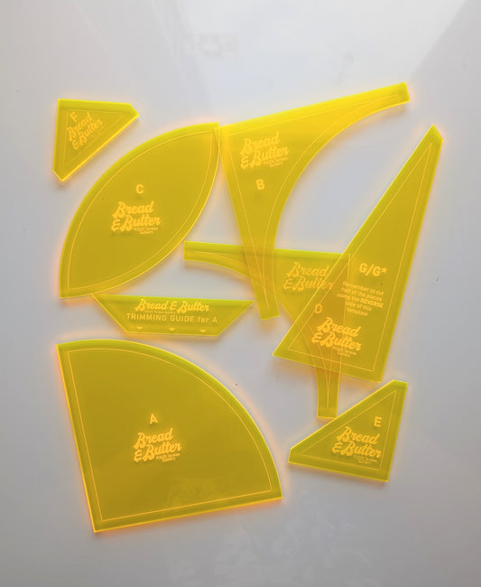 Bread & Butter Acrylic Templates (CANADIAN SHIPPING ONLY)