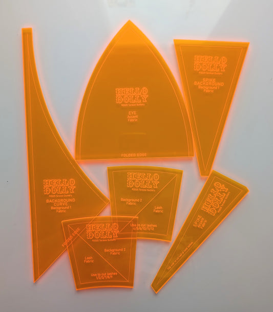 Hello Dolly Acrylic Templates (CANADIAN SHIPPING ONLY)