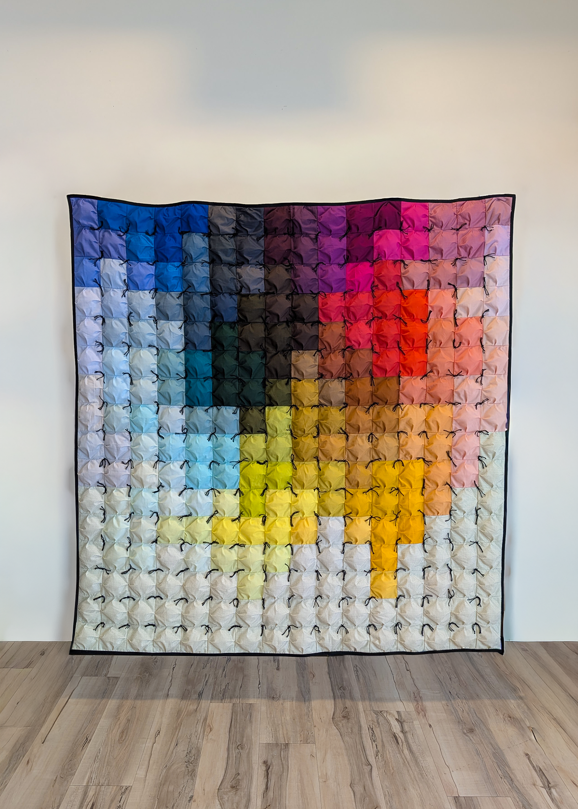 65"x65" Puff Throw Quilt