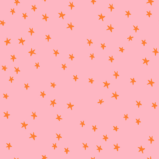 Starry Yardage - Rosebud