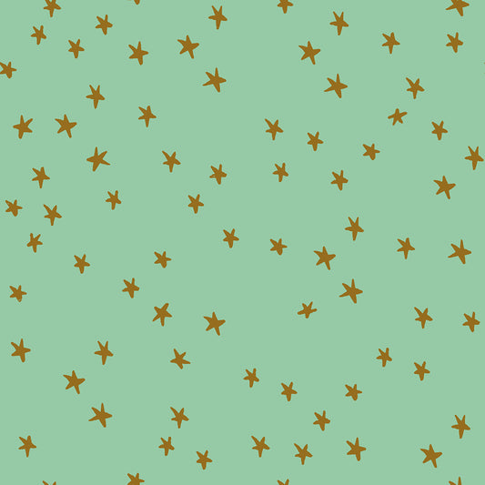 Starry Yardage - Moss
