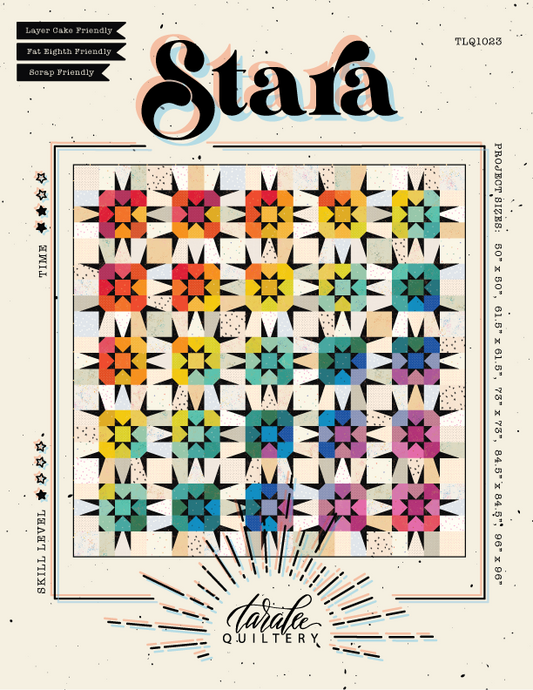 Stara PRINTED Pattern (Acrylic Templates Incuded) PRE-ORDER