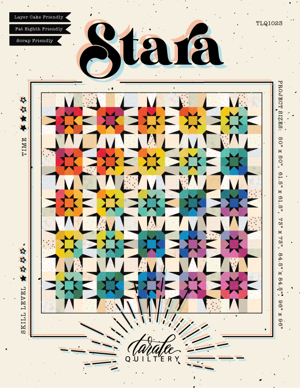Stara PRINTED Pattern (Acrylic Templates Incuded) PRE-ORDER