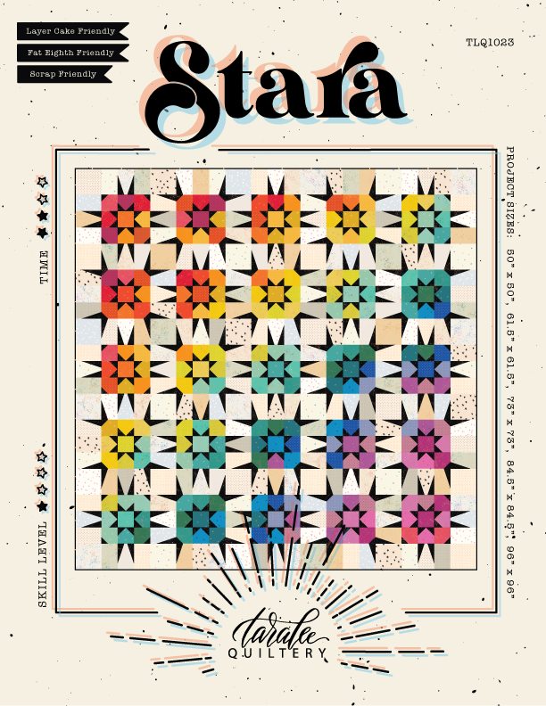 Stara PRINTED Pattern (Acrylic Templates Incuded)